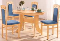 Home affaire Esszimmerstuhl »Anthony« (Set) 2 Stk.Holzstuhl mit dekorativen Fräsungen