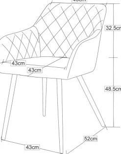 Home affaire Esszimmerstuhl »SUDBURRY, 2er Set, mit Metallgestell in matt schwarz« (Set) 2 Stk.in verschiedenen Farben, Belsatbarkeit pro Stuhl 120 kg, mit Griffloch