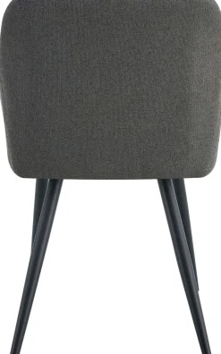 Home affaire Esszimmerstuhl »SUDBURRY, 2er Set, mit Metallgestell in matt schwarz« (Set) 2 Stk.in verschiedenen Farben, Belsatbarkeit pro Stuhl 120 kg, mit Griffloch