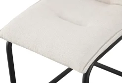 Home affaire Esszimmerstuhl »SARNIA, 2er Set, mit Metallgestell in matt schwarz« (Set) 2 Stk.in verschiedenen Farben, Belsatbarkeit pro Stuhl 120 kg