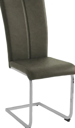 Home affaire Freischwinger »Nils« (Set) 2 Stk.Stuhl belastbar bis 120 Kg, Gestell Metall im Chrom-Look oder Schwarz
