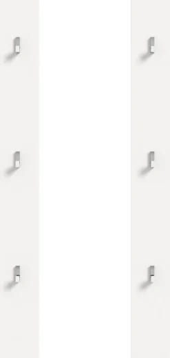 Home affaire Garderobenpaneel »Trondheim Paneel 2er Set,« Höhe 115 cm, 6 Haken,Garderobe, Flur, Diele