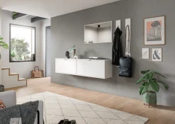 Home affaire Garderobenpaneel »Trondheim Paneel 2er Set,« Höhe 115 cm, 6 Haken,Garderobe, Flur, Diele