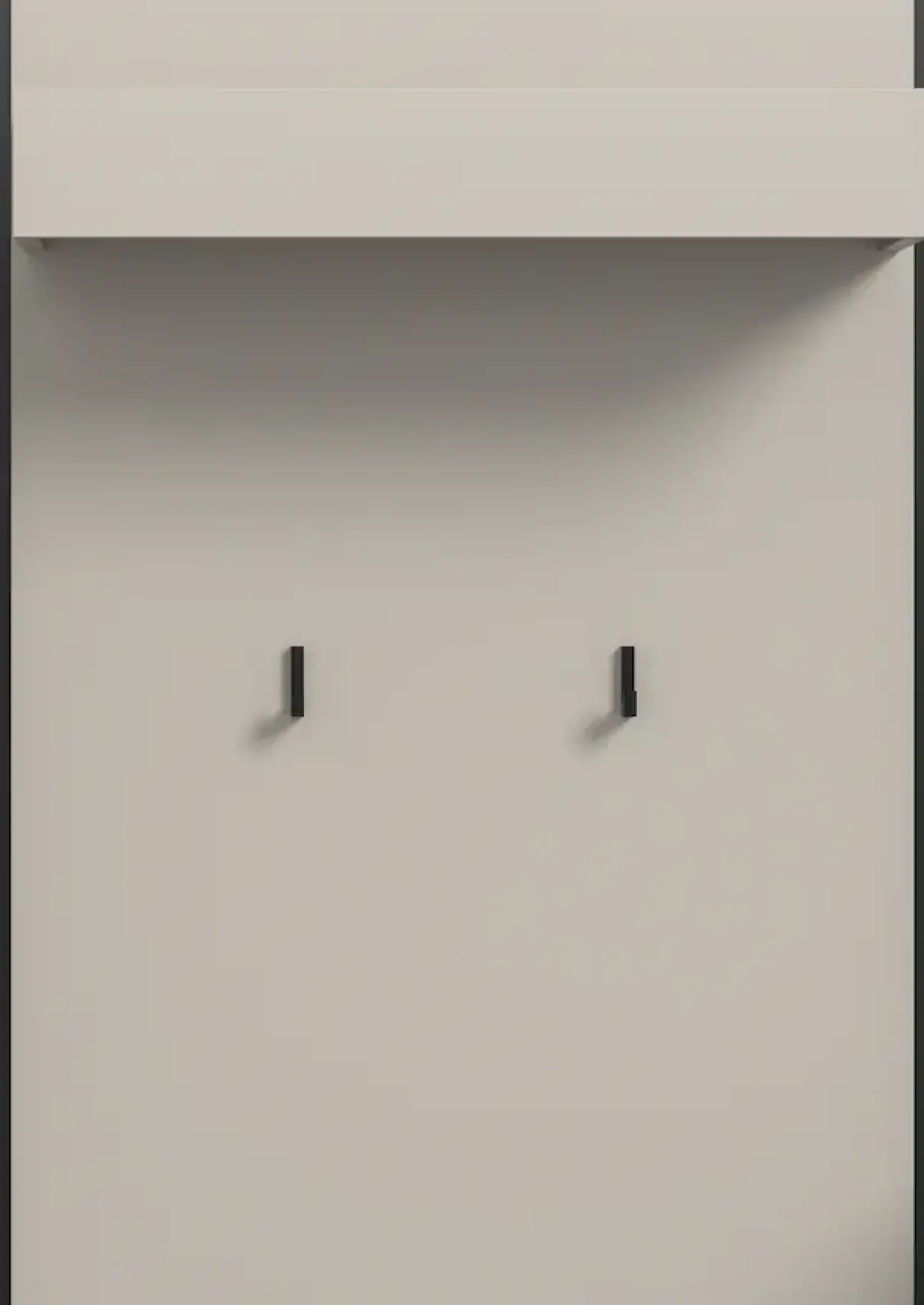 Home affaire Garderobenpaneel »RAK, Breite 75 cm, 2 Garderobenhaken, 1 Kleiderstange, 1 Ablageboden« Flurgarderobe, Paneel, Wandgarderobe, Wandpaneel, Garderobe