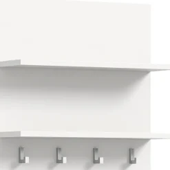 Home affaire Garderobenpaneel »Trondheim Paneel, Breite 52 cm« 1 Stk. tlg. 2 Ablageböden, 4 Haken, Garderoben, Flur, Diele