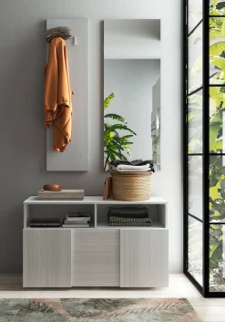 Home affaire Garderobenpaneel »Dama, Wandpaneel mit 2 Haken Breite 31 cm, Höhe 110 cm, Flurgarderobe« Wandgarderobe in Eucalipto, passend zur Garderobe Dama
