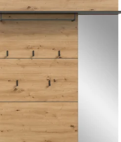Home affaire Garderobenpaneel »REHAT, TOPSELLER!, Breite 120 cm, Hutablage, 5 Haken, Garderobenstange« in verschiedenen Ausführungen,Paneel, Wandboard, Garderobe, Garderobenleiste, Garderobenboard