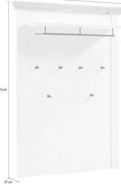 Home affaire Garderobenpaneel »Florenz« Breite ca. 107 cm