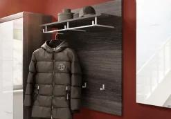 Home affaire Garderobenpaneel »SIENA, Breite 90 cm, 3 Haken, 1 Kleiderstange, 1 Ablageboden« 1 Stk. tlg. Paneel , Wandbpaneel, Garderobe, Wandgarderobe