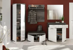 Home affaire Garderobenpaneel »SIENA, Breite 90 cm, 3 Haken, 1 Kleiderstange, 1 Ablageboden« 1 Stk. tlg. Paneel , Wandbpaneel, Garderobe, Wandgarderobe