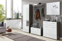 Home affaire Garderobenpaneel »Sovana« 1 Stk. tlg. Garderobenpaneel mit Ablage & Haken - (B/T/H) 80/28/40 cm