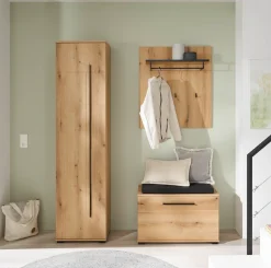 Home affaire Garderobenpaneel »Cantara, Wandregal, Flurgarderobe mit Hutablage, Kleiderstange & Haken« vielseitig einsetzbar, in zwei Farben verfügbar, 79 cm breit