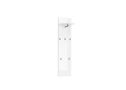 Home affaire Garderobenpaneel »Wandpaneel ZIPPO mit 5 Haken und Hutablage, zur Wandmontage« 1 Stk. tlg. Wandpaneel,Hochglanz lackiert, Made in Italy, B/H: 40/170 cm