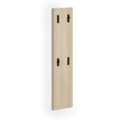 Home affaire Garderobenpaneel »DILLON, Garderobenwand, Paneel, 4 Klapphaken, Made in Italy,« 1 Stk. tlg. Breite 40 cm, Höhe 170 cm, mit abgerundeten Seiten, Made in Italy