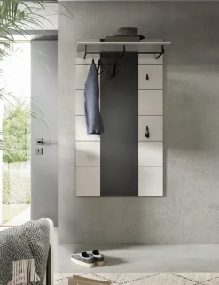 Home affaire Garderobenpaneel »REHAT, TOPSELLER!, Höhe 145 cm, Hutablage, 4 Haken, Garderobenstange« in verschiedenen Farben erhältlich, 1 Stk. tlg. Paneel, Wandboard, Garderobe, Garderobenleiste, Garderobenboard