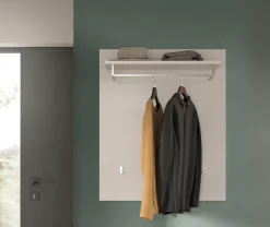 Home affaire Garderobenpaneel »CAPRI, Breite 80 cm, 1 Ablageboden, 3 Haken, 1 Kleiderstnage« Wandgarderobe, Paneel, Garderobe, Flurpaneel, Wandpaneel