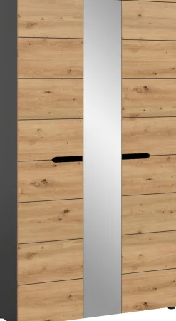 Home affaire Garderobenschrank »REHAT, TOPSELLER!, Breite 105cm, mit Spiegeltür, viel Stauraum« Platz für ca. 23 Paar Schuhe,Garderobe, Flurschrank, Dielenschrank, Kleiderschrank, Garderobenmöbel