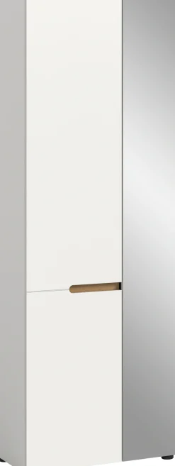 Home affaire Garderobenschrank »REHAT, TOPSELLER!, Höhe 190cm, 2 Türen, 6 Fächer, 1 Kleiderstange« in verschiedenen Farben erhältlich, 1 Stk. tlg. Garderobe, Flurschrank, Dielenschrank, Kleiderschrank, Garderobenmöbel
