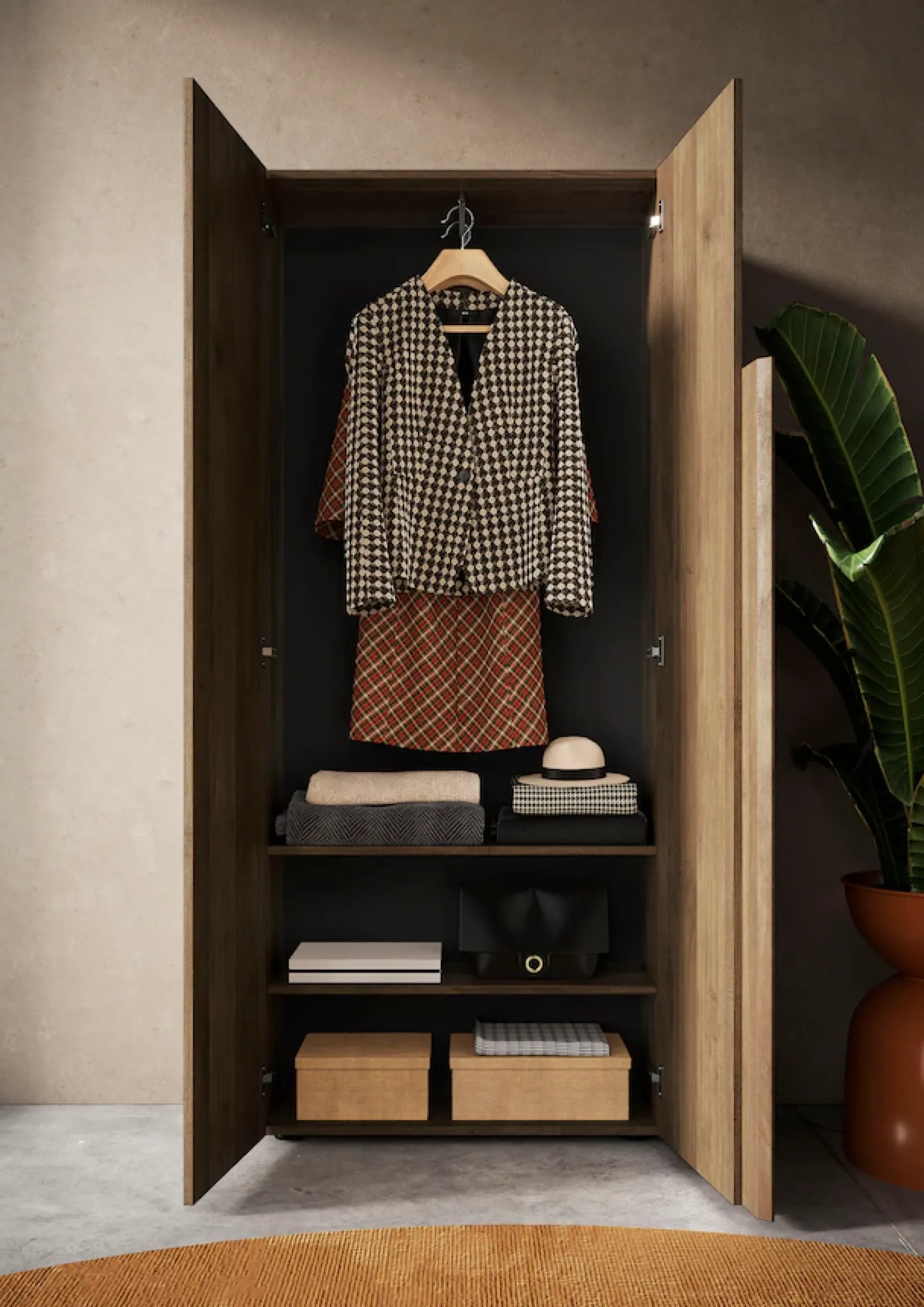 Home affaire Garderobenschrank »Jupiter« Breite 78 cm