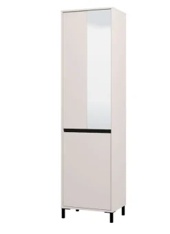 Home affaire Garderobenschrank »Arran, Stauraumschrank, Flurschrank, ausziehbare Kleiderstange« Spiegeltür, zwei Regale. Gesamtbreite 54,5 cm