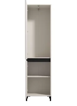 Home affaire Garderobenschrank »Arran, Stauraumschrank, Flurschrank, ausziehbare Kleiderstange« Spiegeltür, zwei Regale. Gesamtbreite 54,5 cm