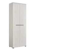 Home affaire Garderobenschrank »Lorca Drehtürenschrank, Dielenschrank , Flurschrank, Mehrzweckschrank« Modernes Design in Eiche-Optik mit ABS-Kanten, 2-türig