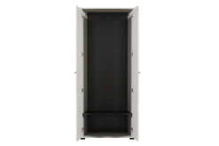 Home affaire Garderobenschrank »Lorca Drehtürenschrank, Dielenschrank , Flurschrank, Mehrzweckschrank« Modernes Design in Eiche-Optik mit ABS-Kanten, 2-türig