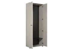 Home affaire Garderobenschrank »Lorca Drehtürenschrank, Dielenschrank , Flurschrank, Mehrzweckschrank« Modernes Design in Eiche-Optik mit ABS-Kanten, 2-türig