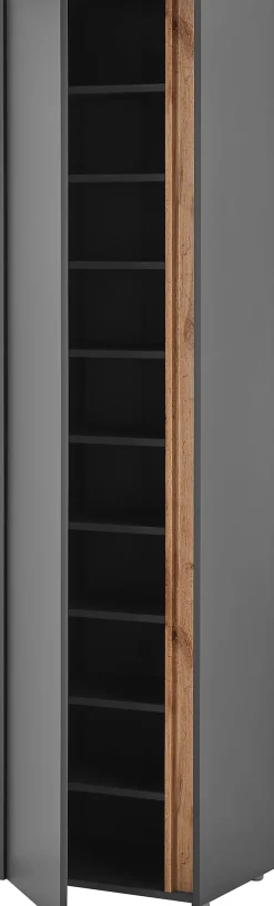 Home affaire Garderobenschrank »GiRON/CiTY, moderner Schrank, Schuhschrank mit Stauraum« 10 Fächer, modernes Design, Tür beidseitig montierbar, 50 cm breit