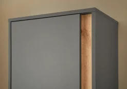 Home affaire Garderobenschrank »GiRON/CiTY, moderner Schrank, Schuhschrank mit Stauraum« 10 Fächer, modernes Design, Tür beidseitig montierbar, 50 cm breit