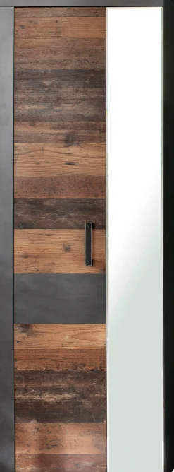 Home affaire Garderobenschrank »Ilana« Garderobenschrank mit 2 Türen - (B/T/H) 65/34/192 cm