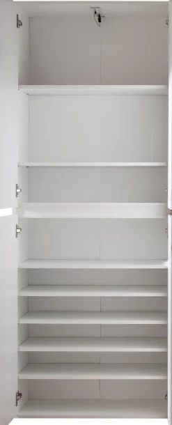 Home affaire Garderobenschrank »Malcesine« Garderobenschrank mit 4 Türen - (B/T/H) 74/34/191 cm