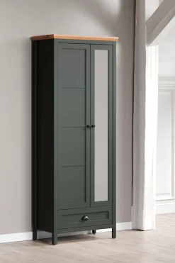 Home affaire Garderobenschrank »Vienna« 1 Stk. tlg. Garderobenschrank, 2 Türen, 1 Schubkasten & Vollauszug 77/39/198 cm