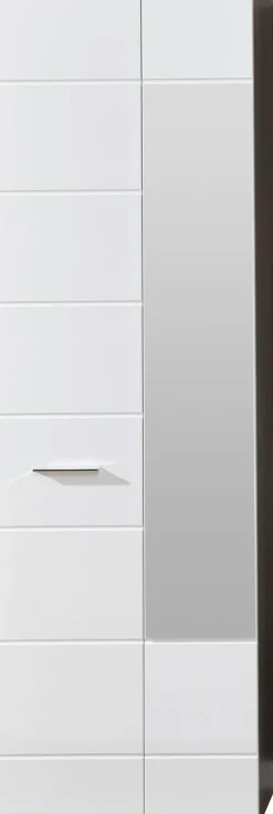 Home affaire Garderobenschrank »Sovana« Garderobenschrank mit 2 Türen & Spiegel - (B/T/H) 60/36/191 cm
