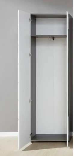 Home affaire Garderobenschrank »Sovana« Garderobenschrank mit 2 Türen & Spiegel - (B/T/H) 60/36/191 cm
