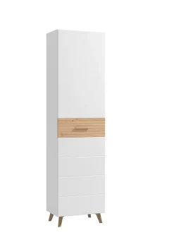 Home affaire Garderobenschrank »Sein, Kleiderschrank, Stauraumschrank, Flurschrank, Höhe 193 cm« Hochglanzfronten, ausziehbare Kleiderstange, Breite 51,5 cm
