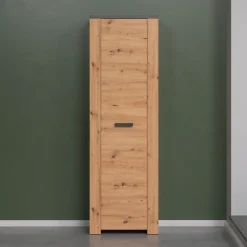 Home affaire Garderobenschrank »Ambres Inkl. ausziehbarer Kleiderstange« 1 Stk. tlg. Garderobenpaneel mit Ablage & Haken - (B/T/H) 62/26/199 cm