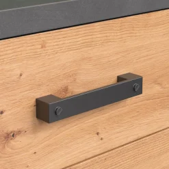 Home affaire Garderobenschrank »Ambres Inkl. ausziehbarer Kleiderstange« 1 Stk. tlg. Garderobenpaneel mit Ablage & Haken - (B/T/H) 62/26/199 cm