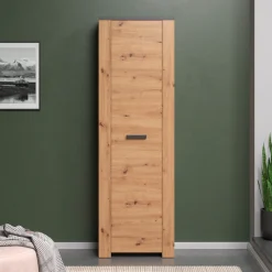 Home affaire Garderobenschrank »Ambres Inkl. ausziehbarer Kleiderstange« 1 Stk. tlg. Garderobenpaneel mit Ablage & Haken - (B/T/H) 62/26/199 cm