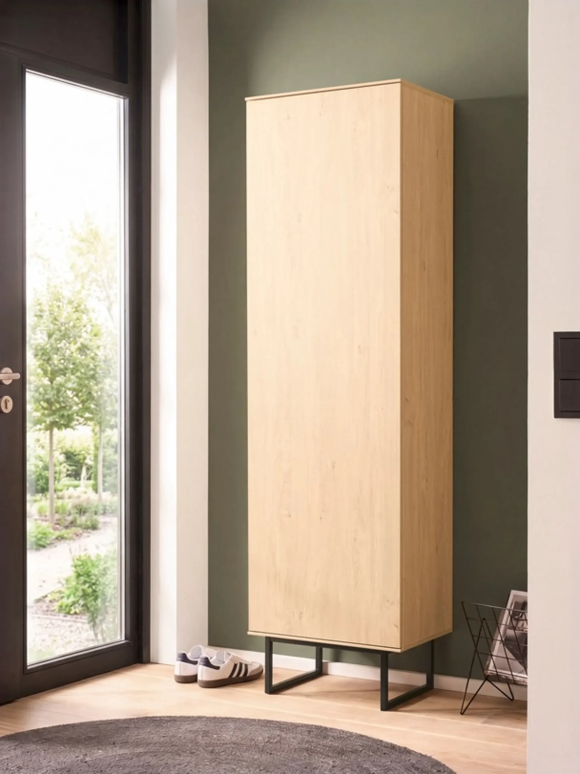Home affaire Garderobenschrank »Lund, moderner Schrank, Schuhschrank mit ausreichend Stauraum« ausreichend Stauraum, vielseitig einsetzbar, 57 cm breit
