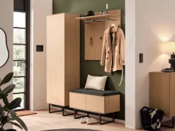 Home affaire Garderobenschrank »Lund, moderner Schrank, Schuhschrank mit ausreichend Stauraum« ausreichend Stauraum, vielseitig einsetzbar, 57 cm breit