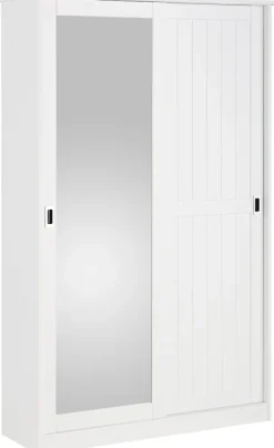Home affaire Garderobenschrank »Nekso« mit Spiegel, Breite 114 cm, aus MDF oder Massivholz, FSC®