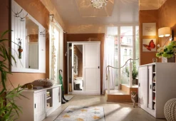 Home affaire Garderobenschrank »Nekso« mit Spiegel, Breite 114 cm, aus MDF oder Massivholz, FSC®