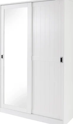Home affaire Garderobenschrank »Nekso« mit Spiegel, Breite 114 cm, aus MDF oder Massivholz, FSC®