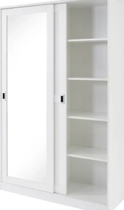 Home affaire Garderobenschrank »Nekso« mit Spiegel, Breite 114 cm, aus MDF oder Massivholz, FSC®