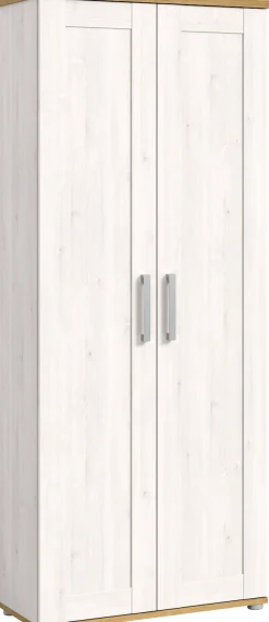 Home affaire Garderobenschrank »COSENZA,Höhe 196 cm, 2 Türen, 2 Böden, 1 Kleiderstange« Hochschrank, Stauraumschrank, Schrank, Flurschrank, Dielenschrank