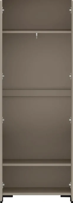 Home affaire Garderobenschrank »Luminara« 1 Stk. tlg. Kleiderschrank mit ausziehbarer Kleiderstange - (B/T/H) 70/41/199 cm