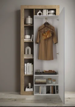 Home affaire Garderobenschrank »Hamburg, Breite 91 cm« Höhe 209 cm