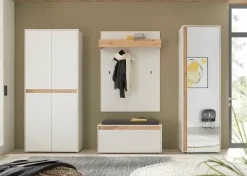 Home affaire Garderoben-Set »City/Giron, moderne Garderobe, viel Stauraum, ca. 40 Schuhe« Set, 4 Stk. tlg.