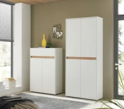 Home affaire Garderoben-Set »City/Giron, moderne Garderobe, viel Stauraum, ca. 48 Schuhe« Set, 2 Stk. tlg.